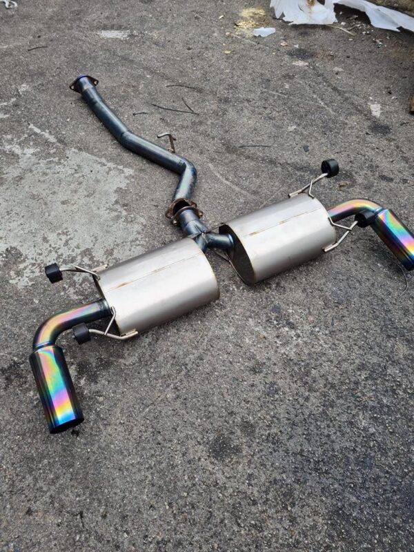 Catback exhaust for rx8